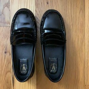 Boys Cole Haan pinch penny black dress shoes